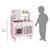 Cuisine en bois macaron, 5 accessoires Rose / blanc 5 - vertbaudet enfant 