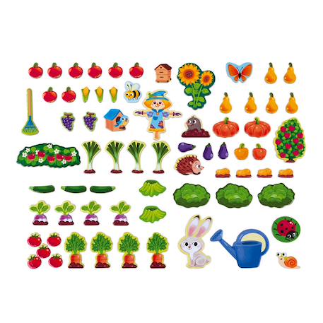 Jeu éducatif jardin magnétique Multicolore 5 - vertbaudet enfant 