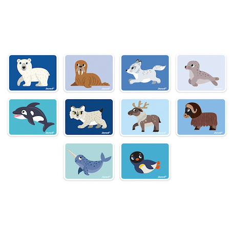 Jeu magnétique magneti'book animaux polaires Multicolore 5 - vertbaudet enfant 