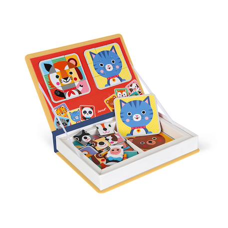 Magneti'book mix & match, 72 magnets Beige / violet 5 - vertbaudet enfant 