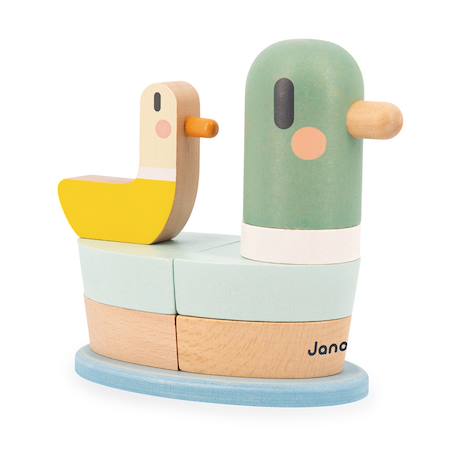 Empilable en bois fsc canard Multicolore 1 - vertbaudet enfant 