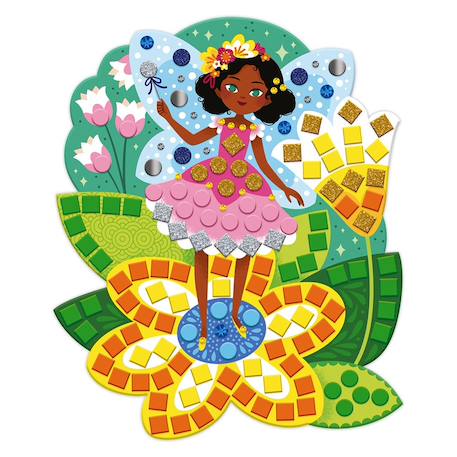 Mosaïques princesses et fées Bleu 4 - vertbaudet enfant 