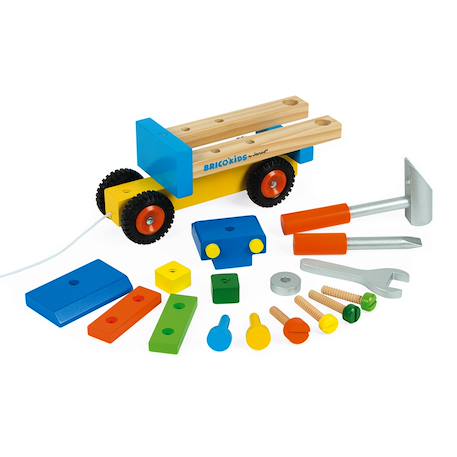 Camion de bricolage, 17 pièces Multicolore 5 - vertbaudet enfant 