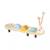 Jouet d'éveil musical en bois chenille Multicolore 1 - vertbaudet enfant 