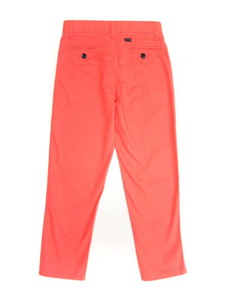 Pantalon Chino carl garçon Rouge clair 2 - vertbaudet enfant 