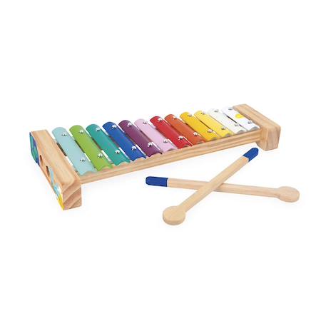 Xylophone en bois fsc, gioia Multicolore 1 - vertbaudet enfant 