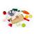 Set 9 fruits et légumes à découper Multicolore 1 - vertbaudet enfant 