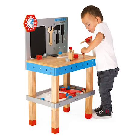 Etabli magnétique brico'kids, 40 accessoires Multicolore 3 - vertbaudet enfant 