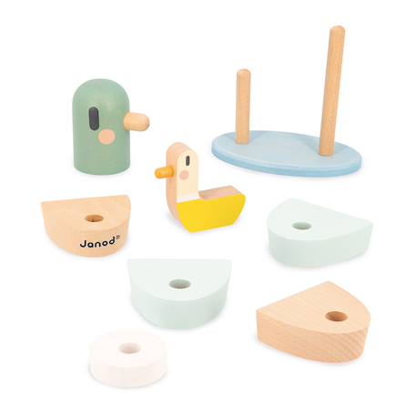Empilable en bois fsc canard Multicolore 3 - vertbaudet enfant 