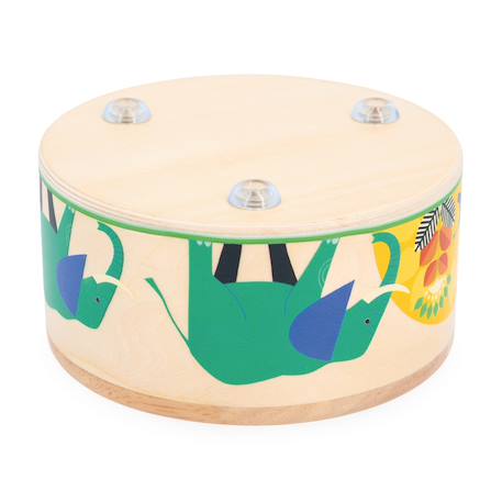 Tambour en bois fsc - gioia Multicolore 4 - vertbaudet enfant 