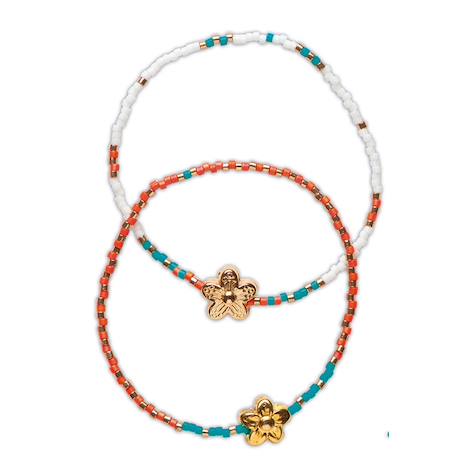 Bracelets de l'amitié à créer Rose 6 - vertbaudet enfant 