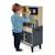 Grande cuisine en bois mozaïc Gris / bois 2 - vertbaudet enfant 