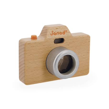 Appareil photo en bois Bleu 6 - vertbaudet enfant 