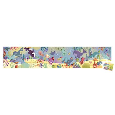 Puzzle 36 pcs frise les animaux marins Multicolore 3 - vertbaudet enfant 