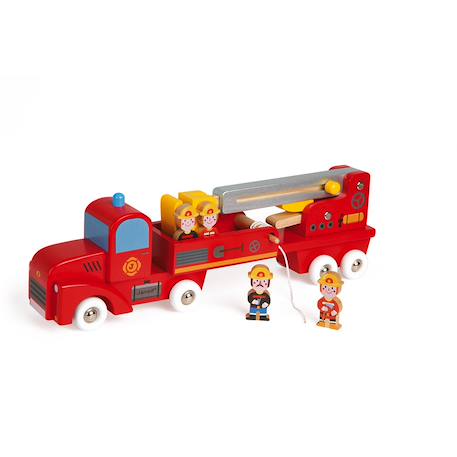Camion de pompiers géant Rouge 1 - vertbaudet enfant 
