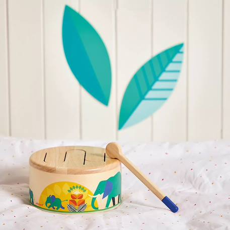 Tambour en bois fsc - gioia Multicolore 2 - vertbaudet enfant 