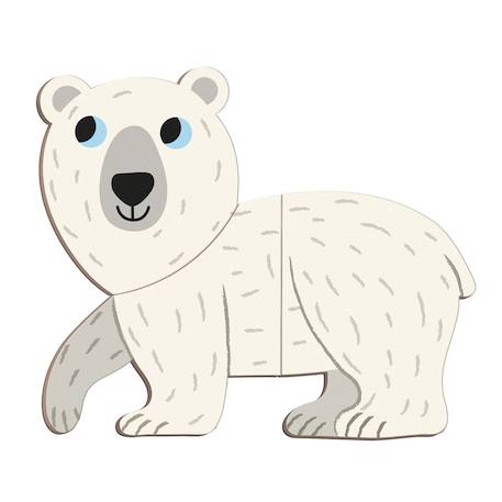 Jeu magnétique magneti'book animaux polaires Multicolore 3 - vertbaudet enfant 
