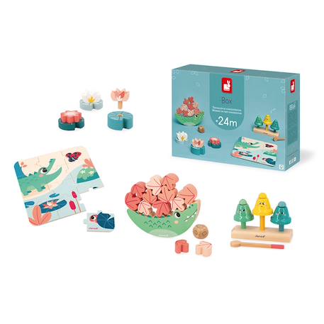 Box janod 24 mois, 4 jouets d'éveil Multicolore 1 - vertbaudet enfant 