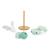 Empilable libellule en bois fsc - 5 pcs Vert 3 - vertbaudet enfant 