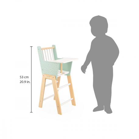 Chaise haute pour poupées et poupon zen Vert 4 - vertbaudet enfant 