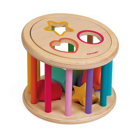 Quizz des formes i wood Multicolore 1 - vertbaudet enfant 