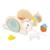 Chariot cube à tirer en bois fsc, 16 cubes Multicolore 1 - vertbaudet enfant 