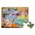 Puzzle tactile  une journée au zoo 20 pièces Multicolore 2 - vertbaudet enfant 