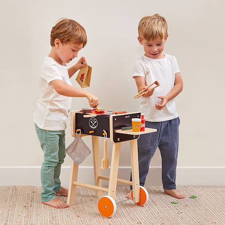 Barbecue en bois 57 accessoires Multicolore 2 - vertbaudet enfant 