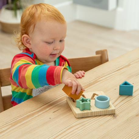 Puzzle géométrique Bleu 3 - vertbaudet enfant 