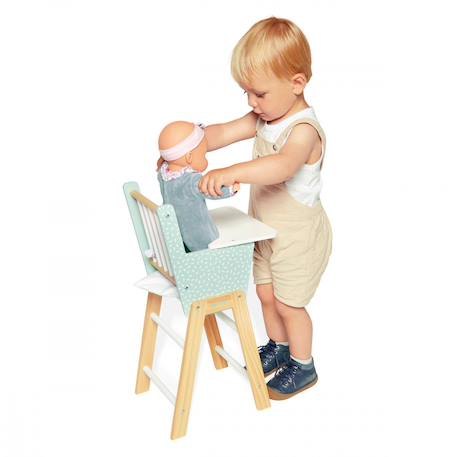 Chaise haute pour poupées et poupon zen Vert 3 - vertbaudet enfant 