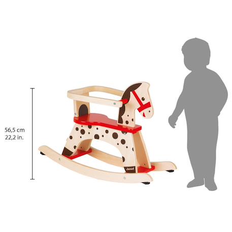 Cheval à bascule caramel Marron 5 - vertbaudet enfant 