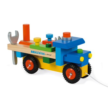Camion de bricolage, 17 pièces Multicolore 1 - vertbaudet enfant 