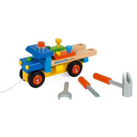 Camion de bricolage, 17 pièces Multicolore 4 - vertbaudet enfant 