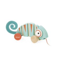 Caméléon à tirer tropik en bois fsc  - vertbaudet enfant