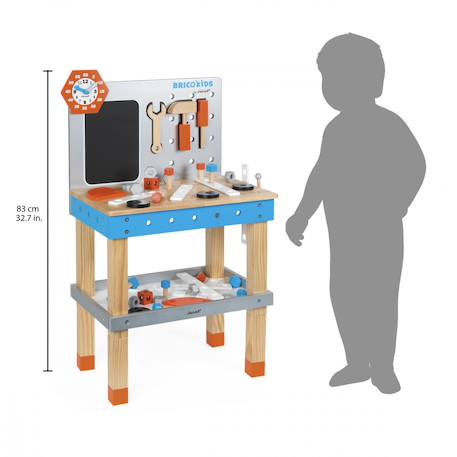 Etabli magnétique brico'kids, 40 accessoires Multicolore 6 - vertbaudet enfant 