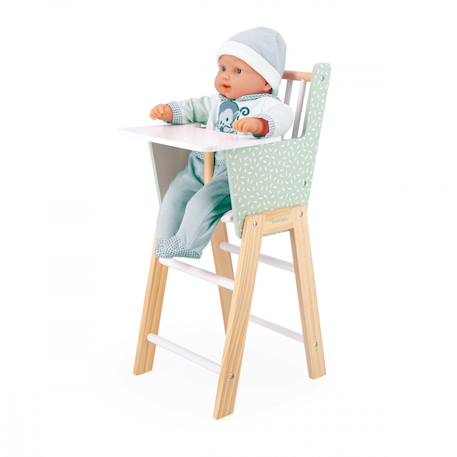Chaise haute pour poupées et poupon zen Vert 5 - vertbaudet enfant 