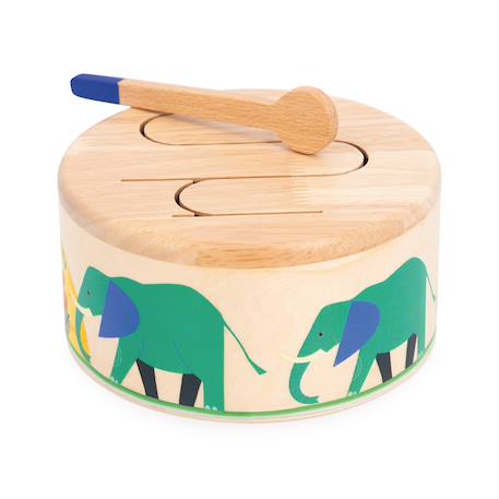 Tambour en bois fsc - gioia Multicolore 3 - vertbaudet enfant 