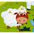 Puzzle tactile la ferme 20 pièces Multicolore 4 - vertbaudet enfant 