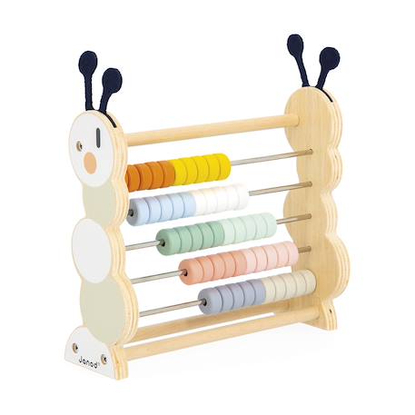 Boulier en bois fsc chenille Multicolore 1 - vertbaudet enfant 