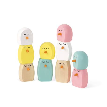 Jeu d'équilibre flamant rose en bois fsc Multicolore 6 - vertbaudet enfant 