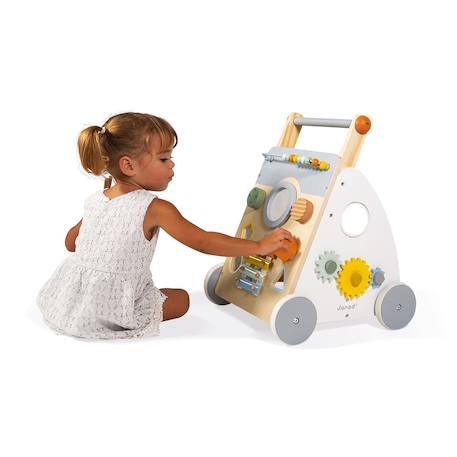 Chariot multi-activités sweet cocoon Blanc / gris 6 - vertbaudet enfant 