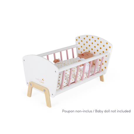 Lit pour poupées et poupons candy chic Blanc / rose 5 - vertbaudet enfant 