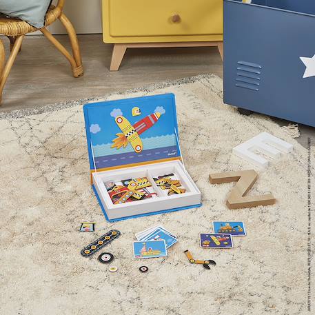 Magnéti'book bolides, 50 magnets Bleu 2 - vertbaudet enfant 
