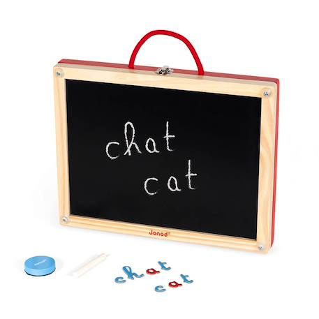 Mallette de lettres cursives 4 en 1 Rouge / blanc 6 - vertbaudet enfant 