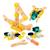 Jeu de construction en bois fsc baril 100 pcs Multicolore 1 - vertbaudet enfant 