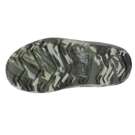 Bottes de pluie basses en caoutchouc confortables résistantes légères Camouflage+Multico 4 - vertbaudet enfant 