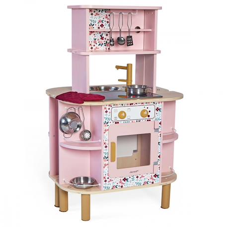 Cuisine en bois twist Rose 1 - vertbaudet enfant 