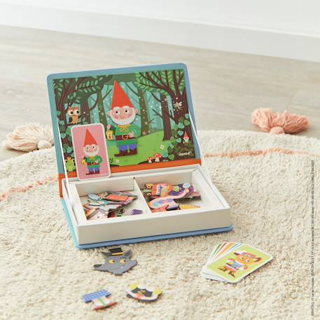 Magneti'book contes, 30 magnets Turquoise / orange 2 - vertbaudet enfant 