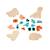 4 puzzles evolutifs dino, 2 à 5 pcs Multicolore 2 - vertbaudet enfant 