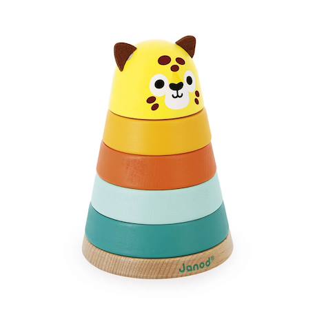 Empilable jaguar tropik en bois fsc Multicolore 3 - vertbaudet enfant 